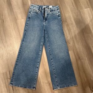 Good American Light Blue Flare Jeans
